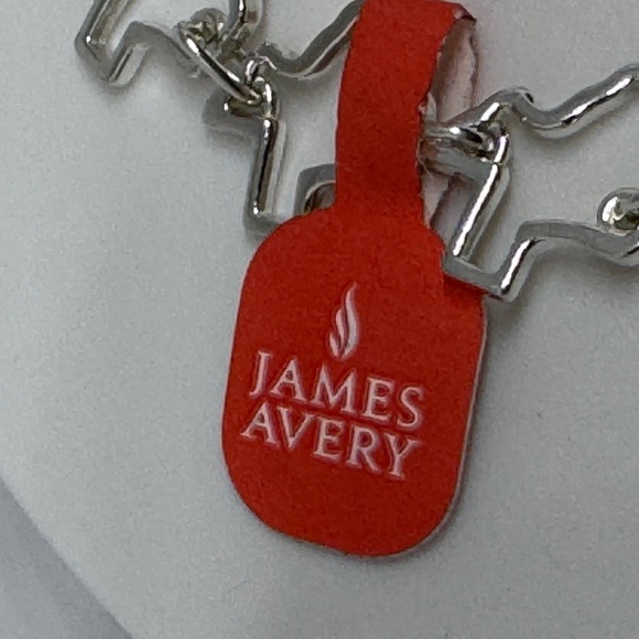 NWTames Avery Texas Sterling Charm Bracelet with Blue Bonnet Butterfly Charm - Picture 3 of 5